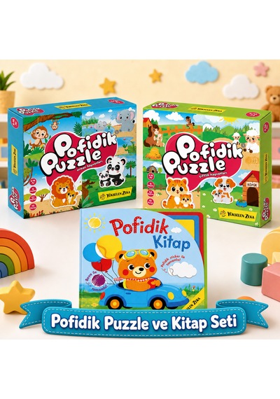 Pofidik Puzzle Ve Kitap Seti
