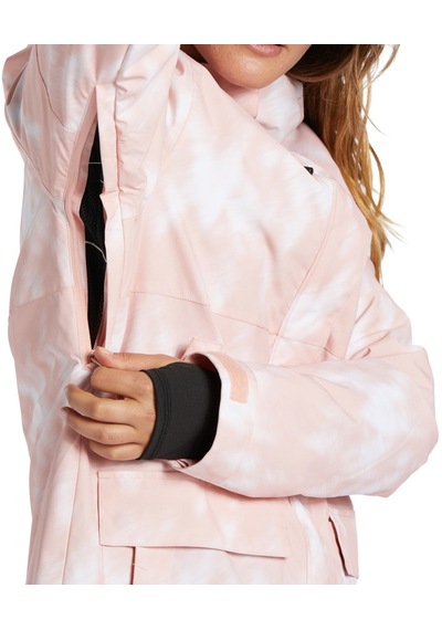 Dc Dc Kadın Snowboard Ceketi Cruiser Pembe Desenli Xmmz Pembe