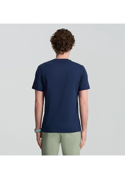 Columbia Csc Branded Peaks Erkek Kısa Kollu Tişört-8055 Koyu Lacivert