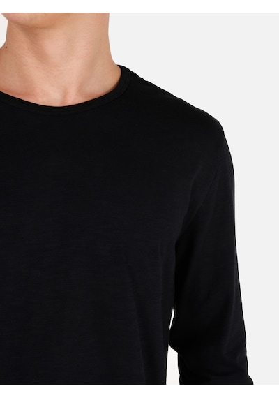 Colin's Colins Regular Fit Bisiklet Yaka Basic Siyah Erkek Uzun Kol Tişört Cl1065872 Siyah