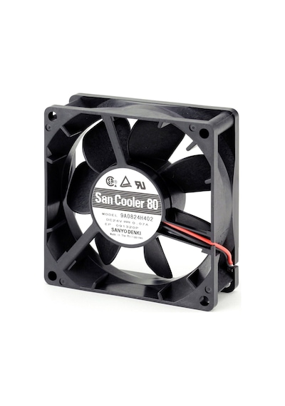 Sanyo Denkı San Ace 80 9a0824h402 Dc Soğutma Fanı 24v Dc 80x80x25 Mm - Bilyalı Aksiyel Fan
