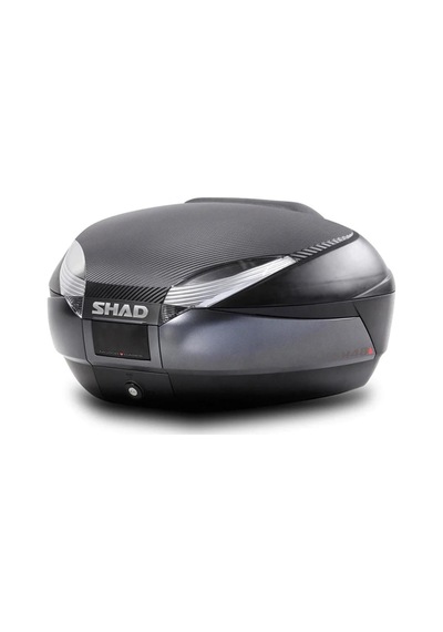 Shad Motosiklet Çanta - Topcase - Sh48 Si Yah/carbon Motosi Klet Canta Ve Sirtlik 48 Litre Standart