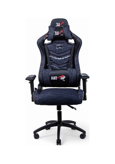 Prıme Rugged Oyuncu Koltuğu Gaming Koltuk Gamer Koltuğu Kot Kumaş - Siyah Deri