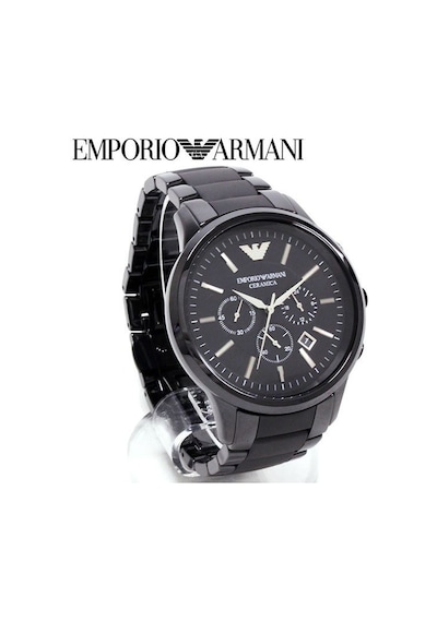 Emporio Armani Ar1451 Uyumlu Siyah Seramik Kordon