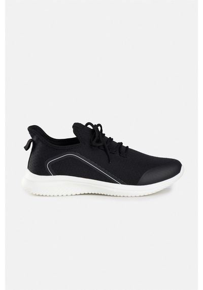 Süvari Siyah Sneakers Ayakkabı-38717 Siyah