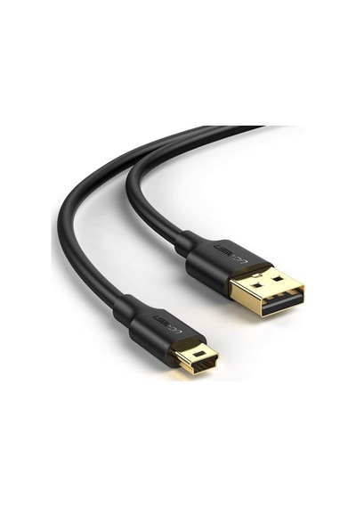 2.0 A Usb-a & Mini-usb, Şarj Ve Data Kablosu, 1.5 Metre, Siyah