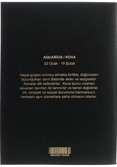 Kova rcu Yıldız Haritası Defter