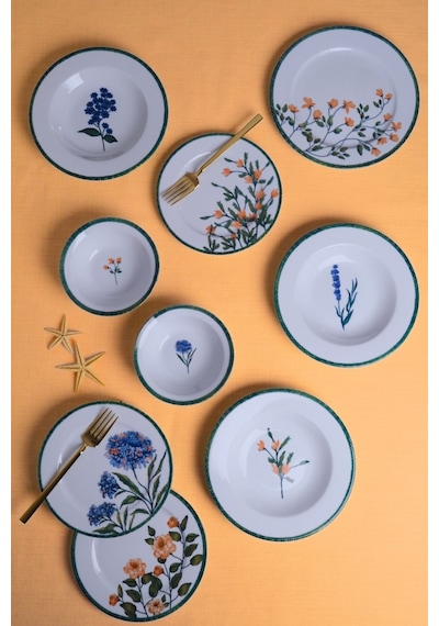 Porland Flower Garden 6 Kişilik Yemek Takımı 24 Parça