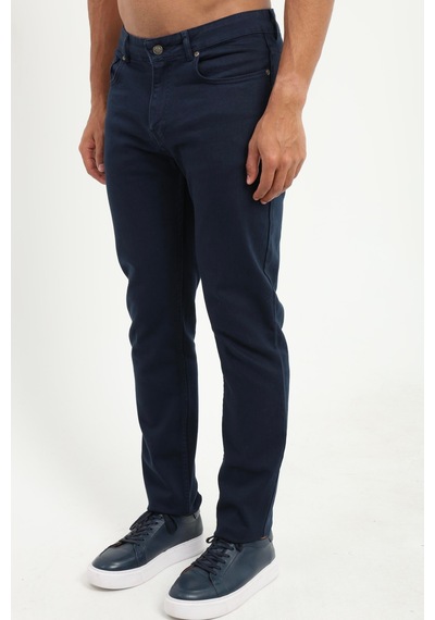 Dufy Erkek Slim Fit Lacivert Pantolon-19086