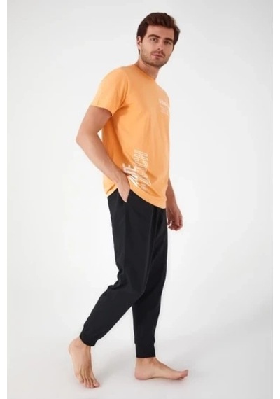 Modadua Rolypoly 3041-s Erkek Pijama Takımı Turuncu