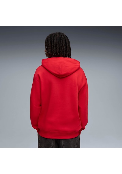 Puma Scuderıa Ferrarı Shıeld Erkek Kapüşonlu Sweatshırt 635315 02 Kırmızı