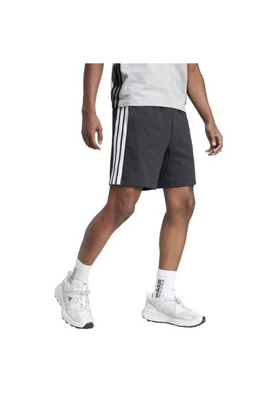 Adidas Essential 3-stripes French Terry Erkek Siyah Şort Siyah