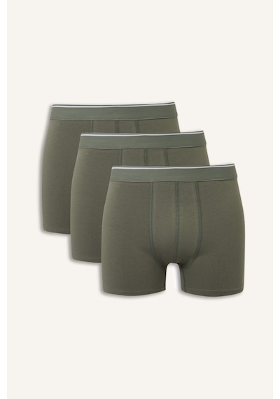 Defacto Regular Fıt 3lü Boxer Set G1278ax26spkh430 Haki-kh430