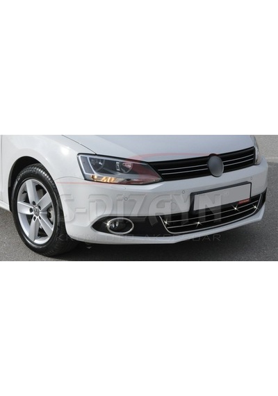 S-Dizayn  Volkswagen Jetta Krom Sis Farı Çerçevesi 2 Prç 2011-2014