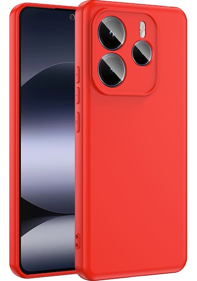 Redmi Note 14 5g Kılıf Klfs Mara Lansman Kapak - Kırmızı Kirmizi