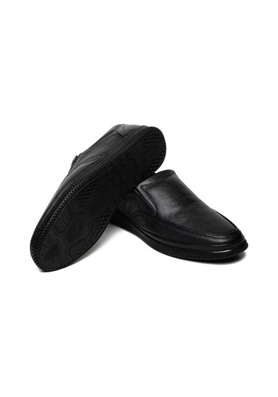 Bestello Bağcıksız Poli Taban Comfort 011-201-24y Erkek Ayakkabı Siyah