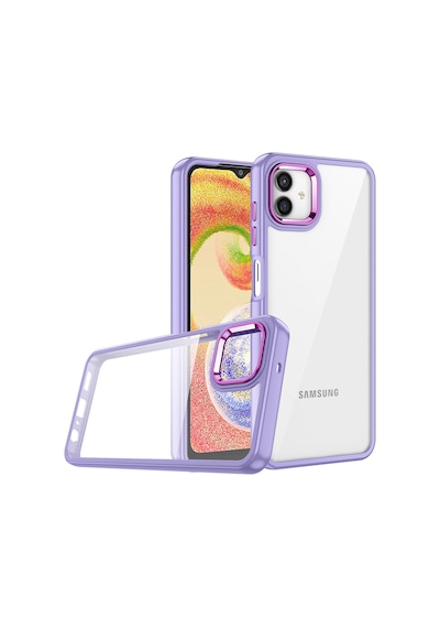 Zore Galaxy Uyumlu A04e Kılıf Flora Kapak - Yeşil Yeşil