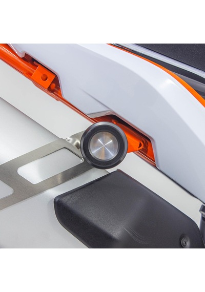 GP Kompozit KTM 790/890 ADV/ADV R 2021 Uyumlu Egzoz Koruma Takozu Siyah