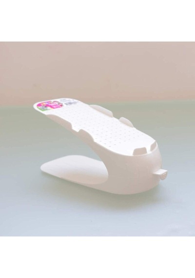 50828 Çocuk Ayakkabı Rampası, Beyaz, 19 X 8.5 X 10.2 Cm Mika Gri Diğer