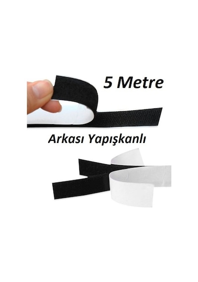 5 Metre Arkası Yapışkanlı Cırt Cırt - Kaliteli Cırt Bant -En: 2Cm (267212937)