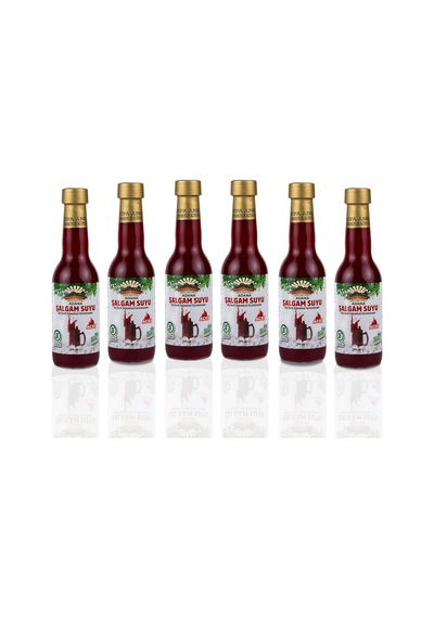6 Adet Adana Şalgamı 250ml. Cam Şişede Acılı