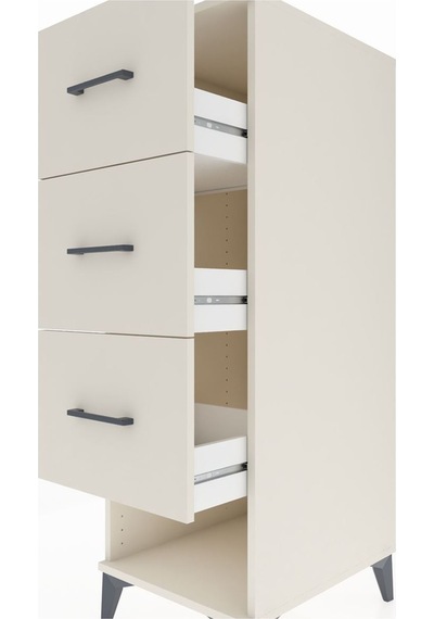 Kronos Dolap 3 Çekmeceli 44x59x134 Aytaşı-aytaşı Aytaşı