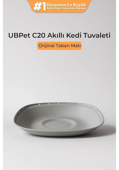 C20 Akıllı Kedi Tuvaleti Uyumlu Silikon Taban Matı Antibakteriyel, Koku Yapmaz, Kolay Temizlik