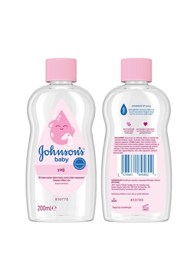 Johnson's Bebek Yağı Nemlendirici 200 Ml 6 Adet