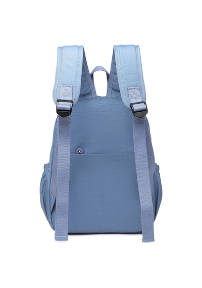 Hüvendo Smart Su Geçirmez Krınkıl Kumaş Tablet Bölmeli Orta Boy Kadın Günlük Sırt Çantası Jeans Mavi Jeans Mavi