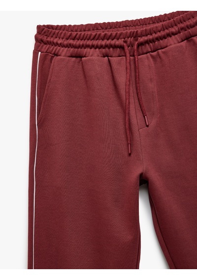 Koton Cep Detaylı Pamuk Karışımlı Biyeli Beli Bağcıklı Eşofman Altı Bordo 5sam40043mk Bordo Koton Cep Detaylı Pamuk Karışımlı Biyeli Beli Bağcıklı Eşofman Altı Bordo 5sam40043mk Bordo