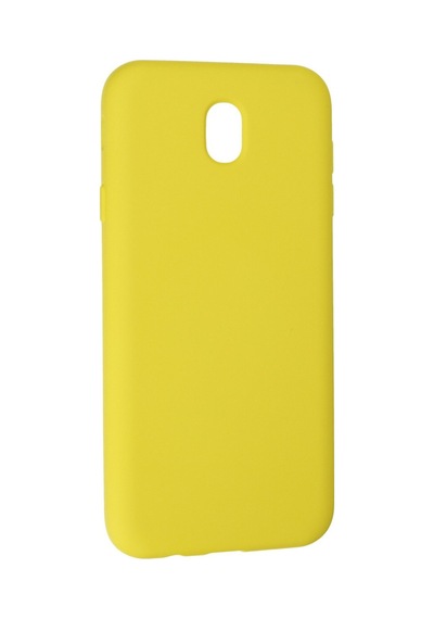 Samsung Galaxy Uyumlu J7 Pro / J730 Kılıf Nano İçi Kadife Silikon - Sarı Bz8683140264246