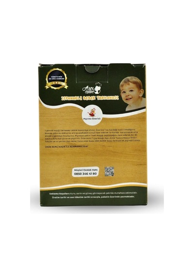 Aşçı Anne Ispanaklı Bebek Tarhanası - Süt Alerjik - 6+ Ay - 250g Altın Ve Çok Renkli