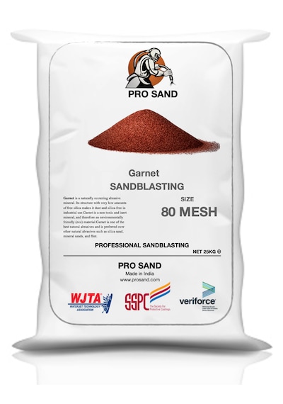 Garnet 80 Mesh Kumlama Kumu