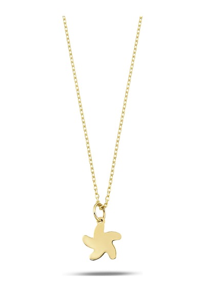 Debora Jewelry 14 Ayar Altın Zarif Deniz Yıldızı Kolye