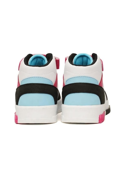 Hummel Courfu Jr 900553-9047 Beyaz & Siyah & Pembe Kız Çocuk Günlük Spor Ayakkabı Beyaz