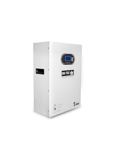 Ortec Solar 5 Kwh 51.2 V 100 Ah Duvar Tipi Truva Serisi Lifepo4 Batarya