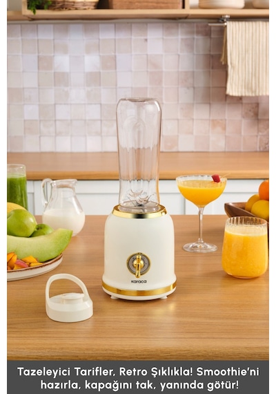Karaca Retro Personal Kişisel Smoothie Blender