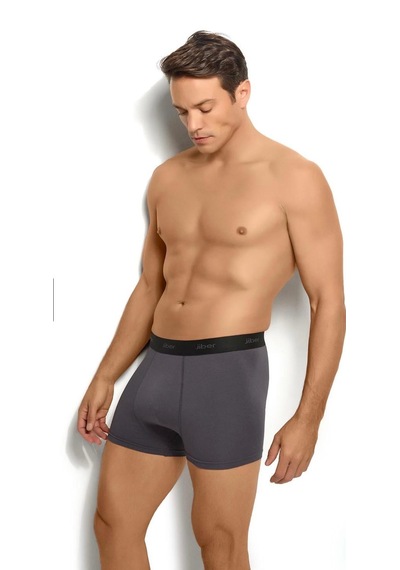 Jiber Erkek Modal Boxer 6 Adet-321 Füme