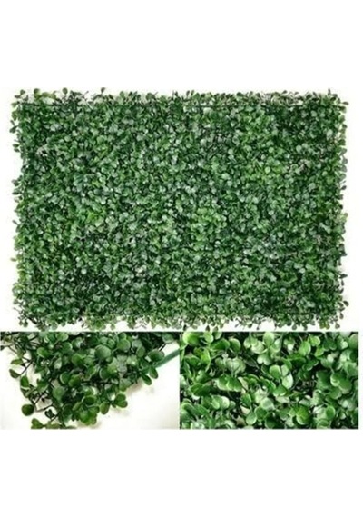 Yapay Çiçek Duvar Kaplama Panel 40 60 Pratik Modern Duvar Dekor Yeşil