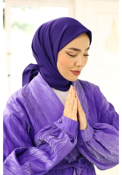 Silk Home Twill Eşarp 11343-77 Mor