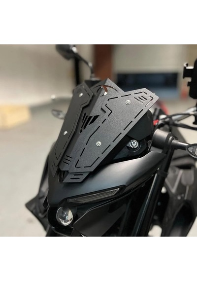 Yamaha Mt-25 2020-2024 Modeller İçin Spor Ön Cam Metal