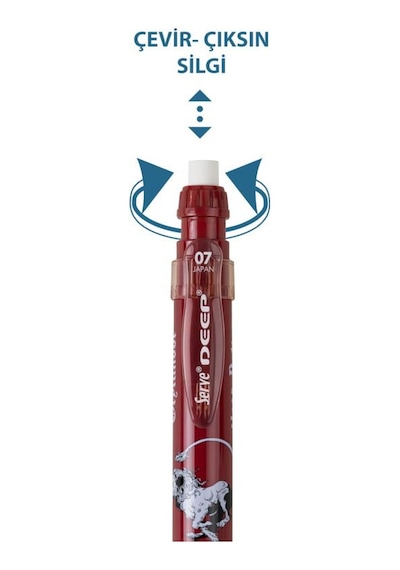 Serve Deep Versatil Kalem Harry Potter Gryffindor 0.7 Mm Ergonomik Mekanik Uçlu Kalem Karışık/çok Renkli