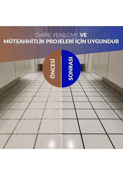 Tr Hazır Derz Dolgusu 400g - Hızlı Kuruyan Derz Tamir Ve Yenileme Tüpü Siyah