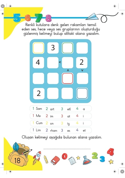 Çocuklar İçin Zeka Geliştiren&dikkat Güçlendiren Futoshiki 3lü Set - Yeni Nesil Japon Sudoku 7/99 Yaş