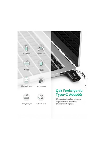 Ugreen Type-c To Usb 3.0 Dönüştürücü, 50283