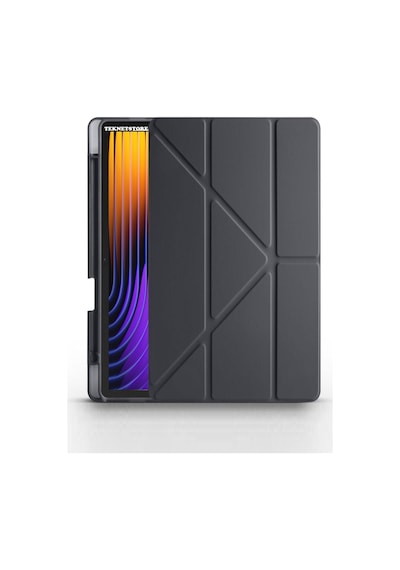 Xiaomi Pad 7 Pro / Pad 7 Kılıf Katlanır Kalem Bölmeli Silikon Standlı Uyku Modlu Akıllı Kapak Kapaklı Kılıf