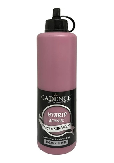 Cadence Boya Hybrid Multisurfaces Akrilik Boya 500ml H028 V. Pembe V. Pembe