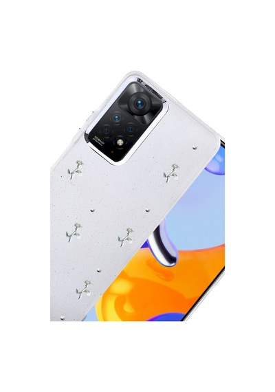 Xiaomi Redmi Note 11 Pro Uyumlu Fiyonk Desenli Kapak - Desen 4