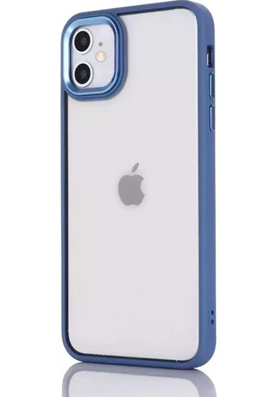 Ally Apple iPhone Uyumlu 12 - 12 Pro 6.1inç Kılıf Parlak Renkli Çerçeveli Ultra Lüx Tpu Silikon Kılıf- 5775 Mor