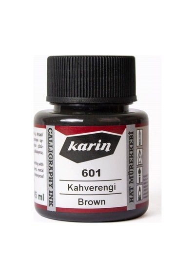 Karin Hat Mürekkebi Kahverengi 601-45Ml
